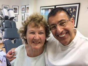 Shirley a patien at Cliffs Chiropractor Southend